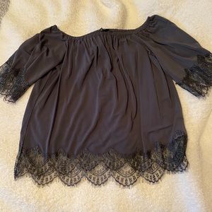 Banana Republic off shoulder blouse.